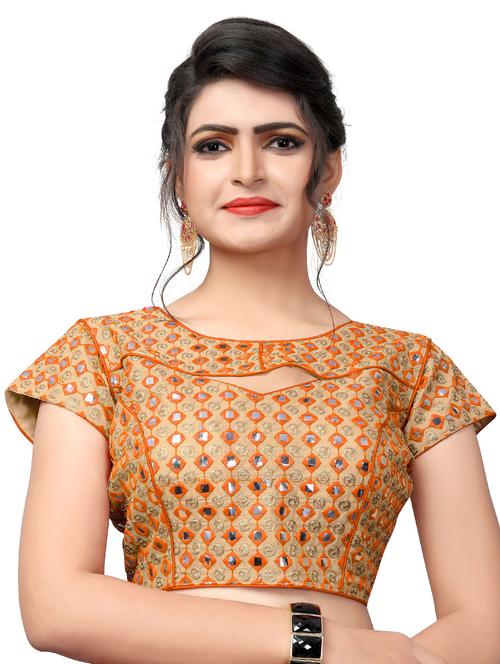 self design embroidered blouse - 17439176 - Very Small Image - 1