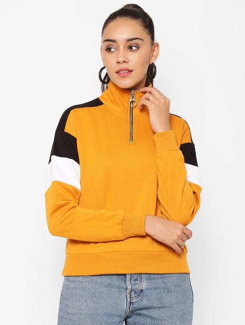 women's color block sweatshirt - 17440423 - Very Small Image - 1