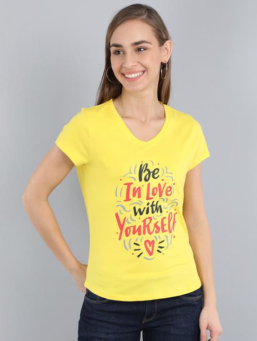 round neck typographic tee  - 17444632 - Very Small Image - 1