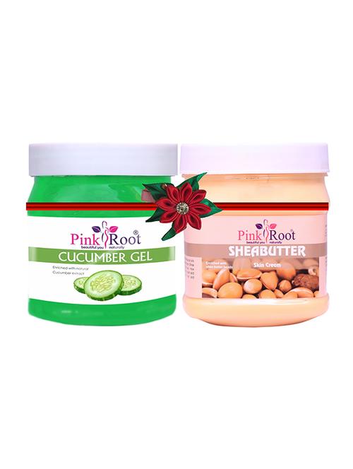 pink root cucumber gel 500gm with saffron cream 500gm - 17445636 - Very Small Image - 1