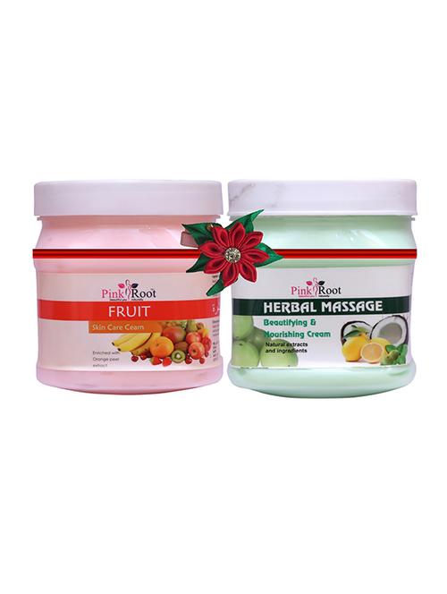 pink root fruit cream 500gm with hair repair spa cream 500gm - 17446160 - Very Small Image - 1
