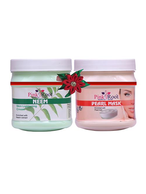 pink root neem cream 500gm with pearl gel 500gm - 17446273 - Very Small Image - 1