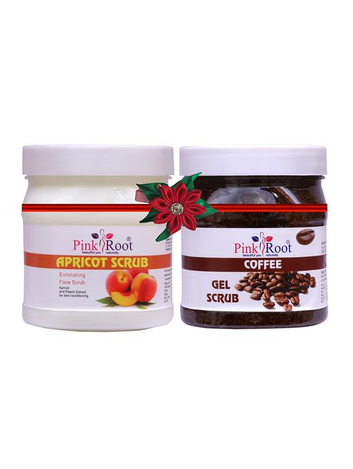 pink root apricot scrub 500gm with cocoa butter cream 500gm - 17446710 - Very Small Image - 1