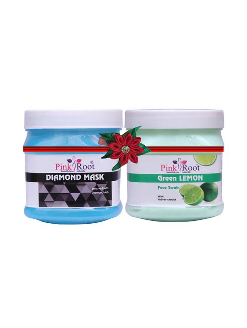 pink root diamond mask 500gm with fruit scrub 500gm - 17448136 - Very Small Image - 1