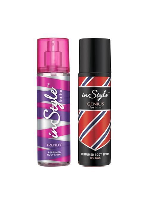 instyle trendy & genius deo 135ml (pack of 2) - 17449664 - Very Small Image - 1