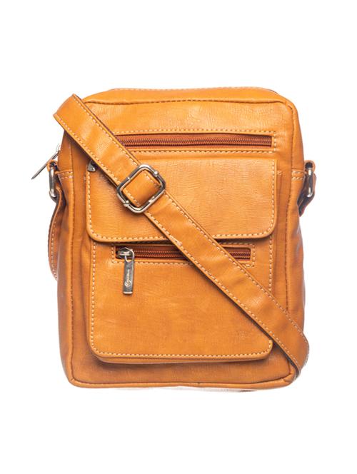 tan leather messenger messengerbag - 17452930 - Very Small Image - 1