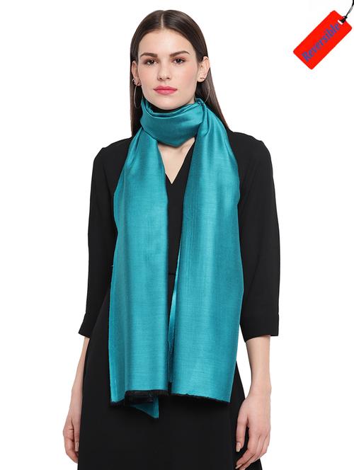light blue modal silk stole - 17454497 - Very Small Image - 1
