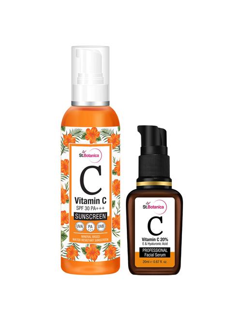 stbotanica vitamin c skin care | sunscreen spf30 120ml + face serum 20ml - 17457595 - Very Small Image - 1