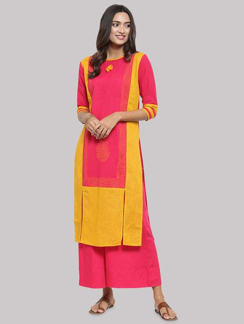 women's straight kurta - 17457735 - Very Small Image - 1