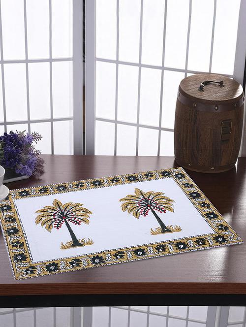 cotton dining table place mats (set of 6) - 17458563 - Very Small Image - 1