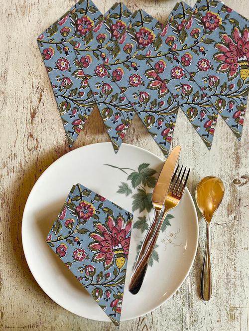 cotton multipurpose kitchen napkin (pack of 6) - 17458693 - Very Small Image - 1