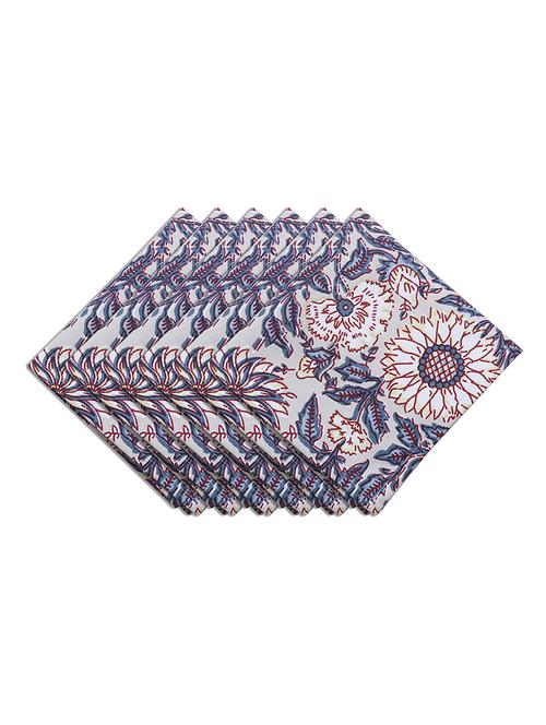 cotton multipurpose kitchen napkin (pack of 6) - 17458716 - Very Small Image - 1