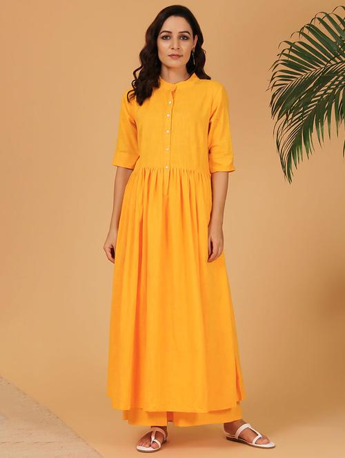 solid anarkali kurta - 17459589 - Very Small Image - 1