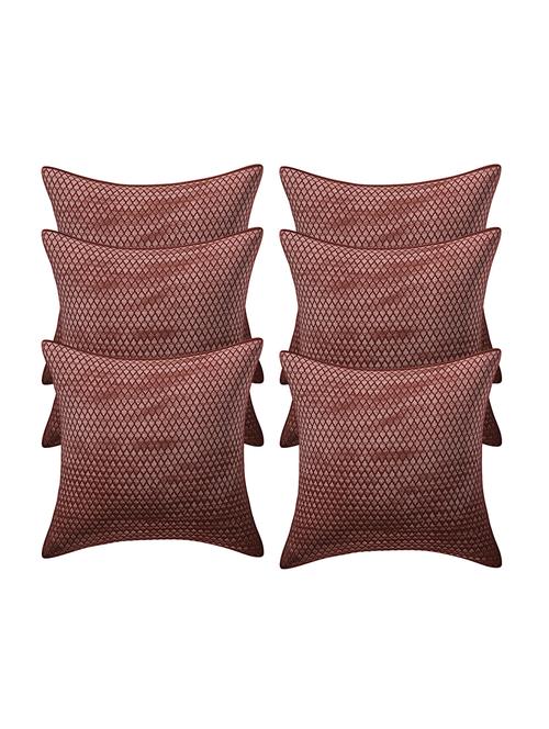  rayon assorted cushion cover (pack of 6) - 17459607 - Very Small Image - 1