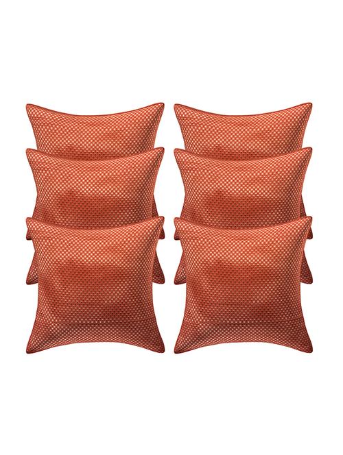  rayon assorted cushion cover (pack of 6) - 17459608 - Very Small Image - 1