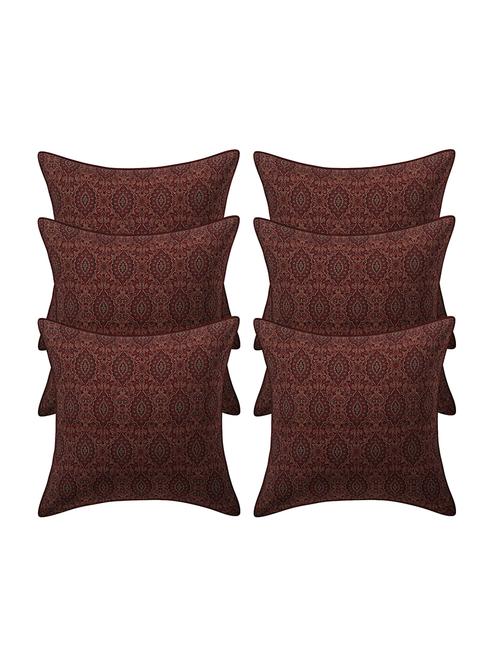  rayon assorted cushion cover (pack of 6) - 17459612 - Very Small Image - 1