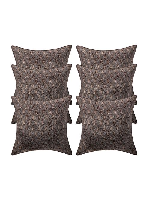  rayon assorted cushion cover (pack of 6) - 17459613 - Very Small Image - 1