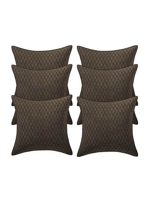  rayon assorted cushion cover (pack of 6) - 17459616 - Very Small Image - 1