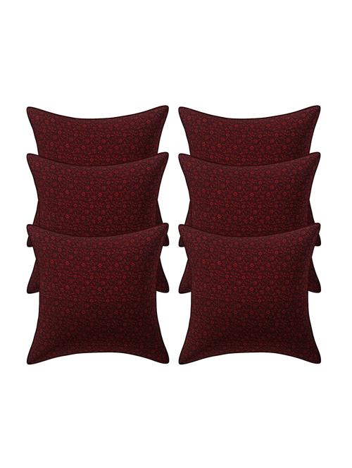  rayon assorted cushion cover (pack of 6) - 17459620 - Very Small Image - 1