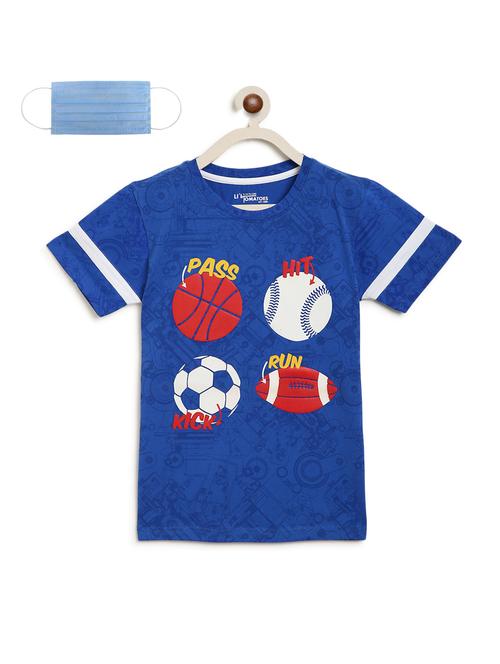 printed t-shirt with free mask  - 17462535 - Very Small Image - 1