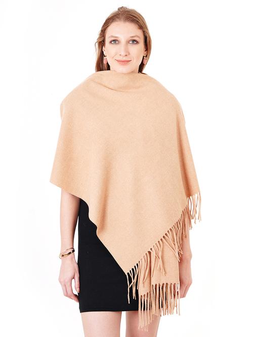 women's solid print stole - 17462820 - Very Small Image - 1