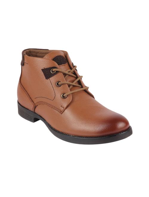 tan leather lace up boots - 17463555 - Very Small Image - 1
