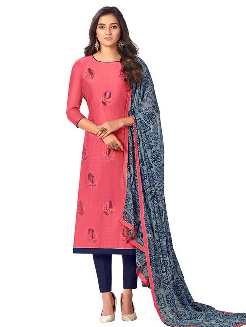 printed salwar suit unstitched suit - 17466266 - Very Small Image - 1