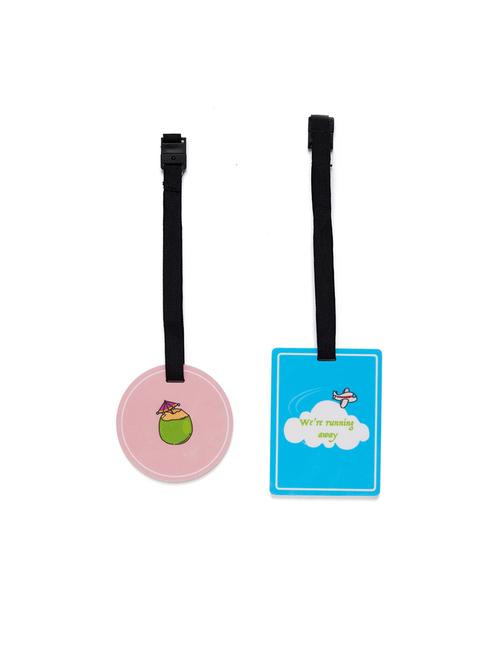 combo of we are running away and coconut luggage tag  (set of 2) - 17466592 - Very Small Image - 1
