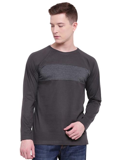 grey cut & sew t-shirt - 17468546 - Very Small Image - 1