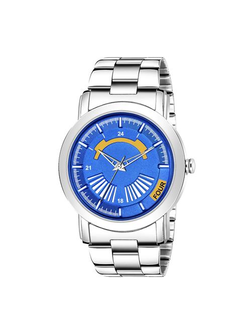 black 101 steel stylish strap with attractive eye catchy black dial professional and casual wear analog watch - for girls - 17472056 - Very Small Image - 1