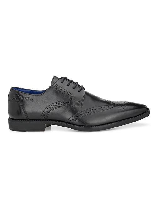 black leather laceup oxfords - 17472469 - Very Small Image - 1