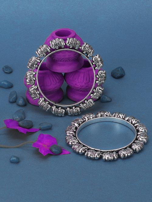 silver plated bangle - 17472605 - Very Small Image - 1