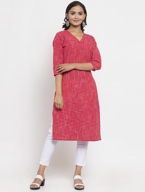 abstract print straight kurta - 17473664 - Very Small Image - 1