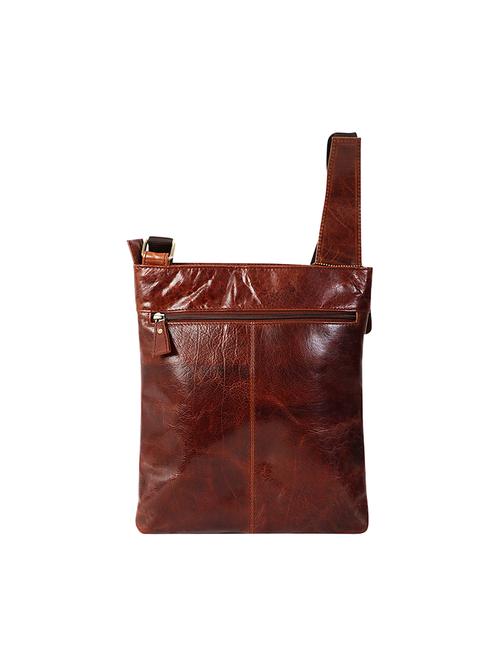 brown leather  messenger bag - 17473818 - Very Small Image - 1