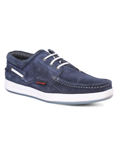 blue lace up boat shoe - 17475482 - Very Small Image - 1
