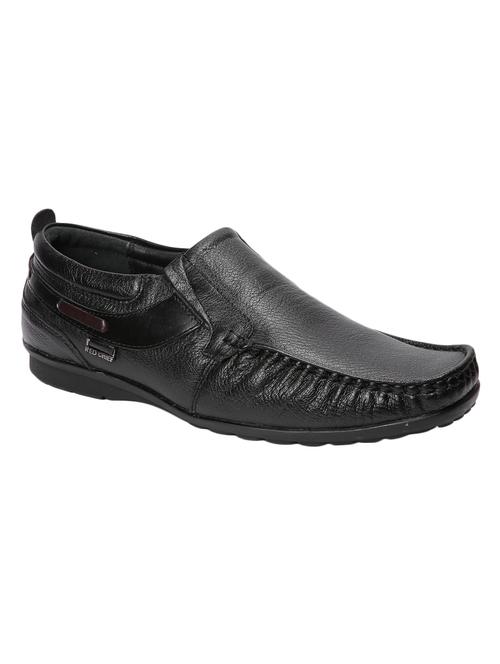 black leather slip on loafers - 17475566 - Very Small Image - 1