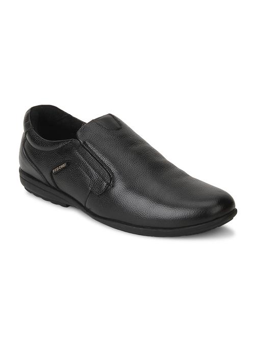 black slip on formal shoes - 17475649 - Very Small Image - 1