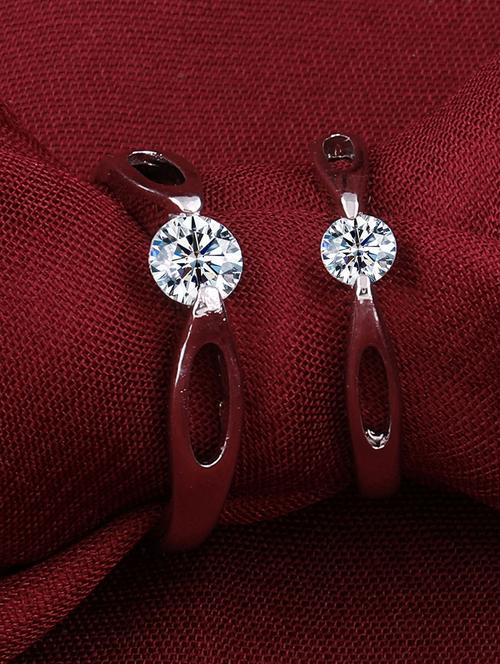 silver crystal combo ring - 17476390 - Very Small Image - 1