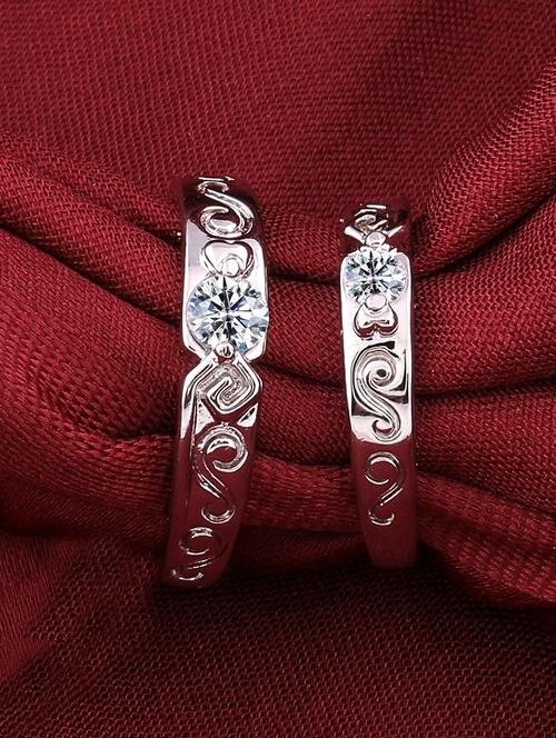 silver crystal combo ring - 17476397 - Very Small Image - 1