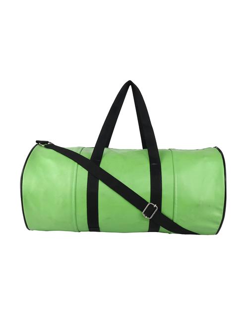 green leatherette (pu) dufflebag - 17476610 - Very Small Image - 1