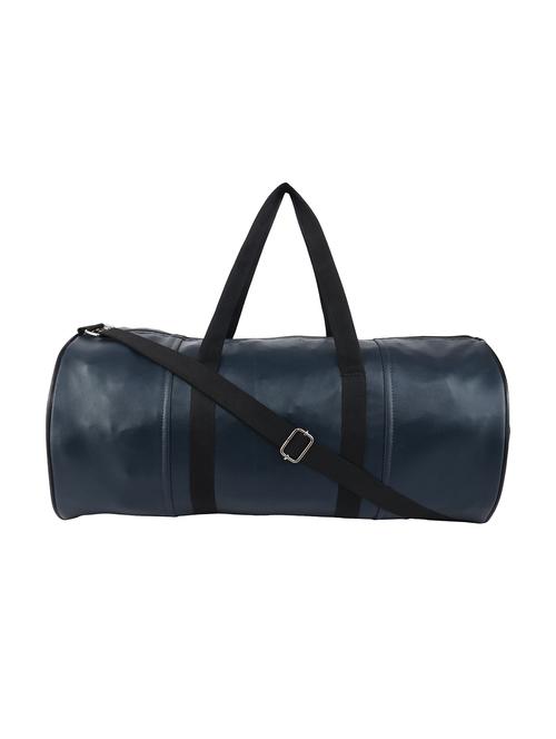 blue leatherette (pu) dufflebag - 17476611 - Very Small Image - 1