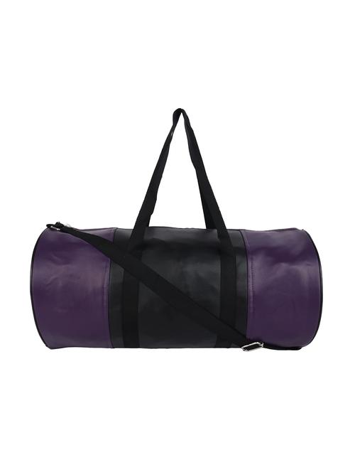 multi colored leatherette (pu) dufflebag - 17476619 - Very Small Image - 1