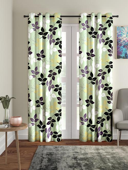 door pack of 2 polyester curtain - 17477832 - Very Small Image - 1