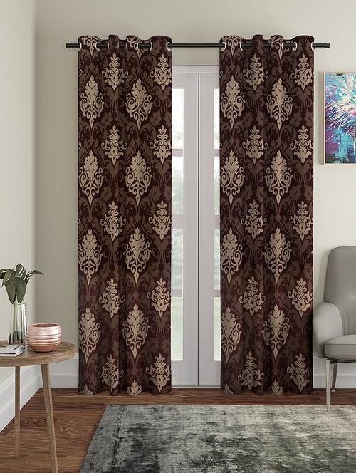 long door pack of 2 polyester curtain - 17477836 - Very Small Image - 1
