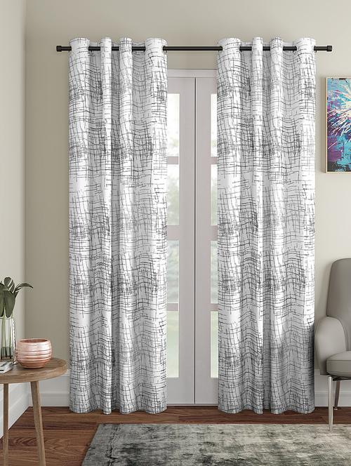 long door pack of 2 polyester curtain - 17477896 - Very Small Image - 1