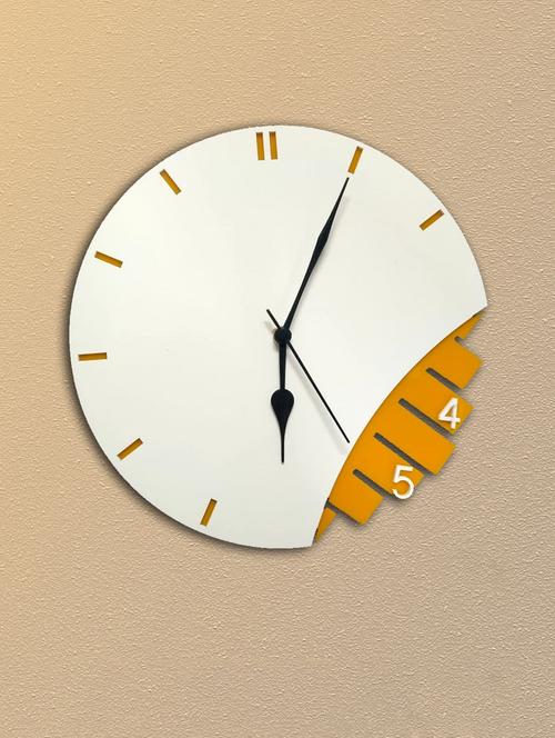 manufactured wood 10inch designer wall clock - 17478184 - Very Small Image - 1