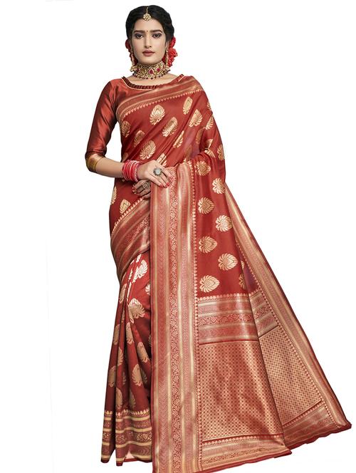 ethnic motif paithani saree - 17479331 - Very Small Image - 1