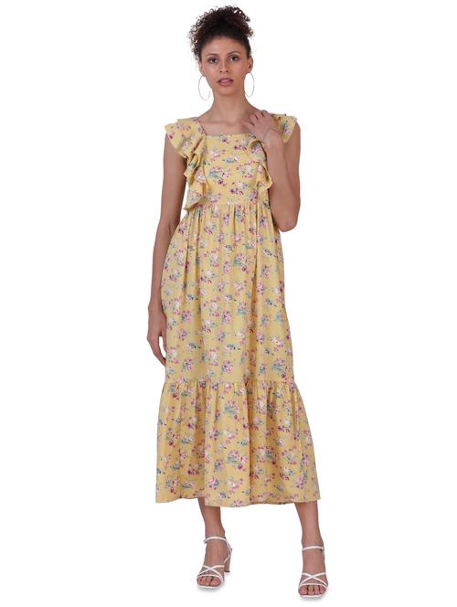 ruffle detail floral dress  - 17479710 - Very Small Image - 1