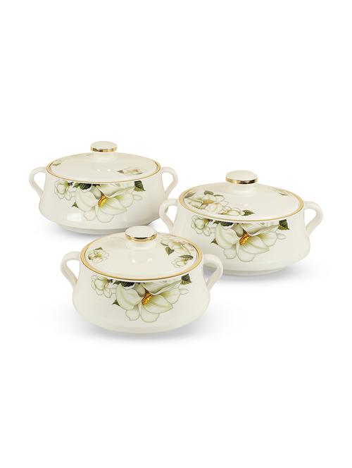 muchmore insulated casserole pack of 3 thermoware casserole set  (500 ml, 1000 ml, 1500 ml) - 17480724 - Very Small Image - 1