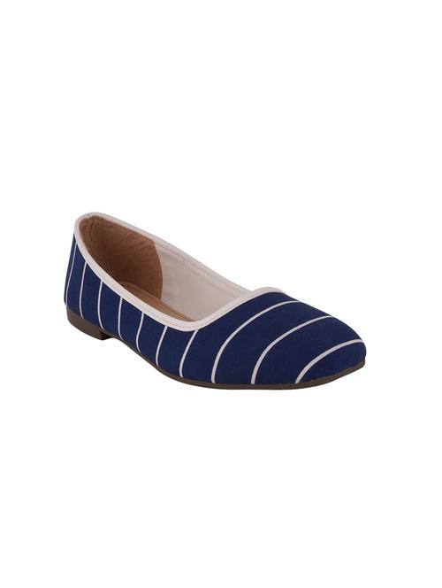 navy synthetic slip on ballerina - 17482955 - Very Small Image - 1